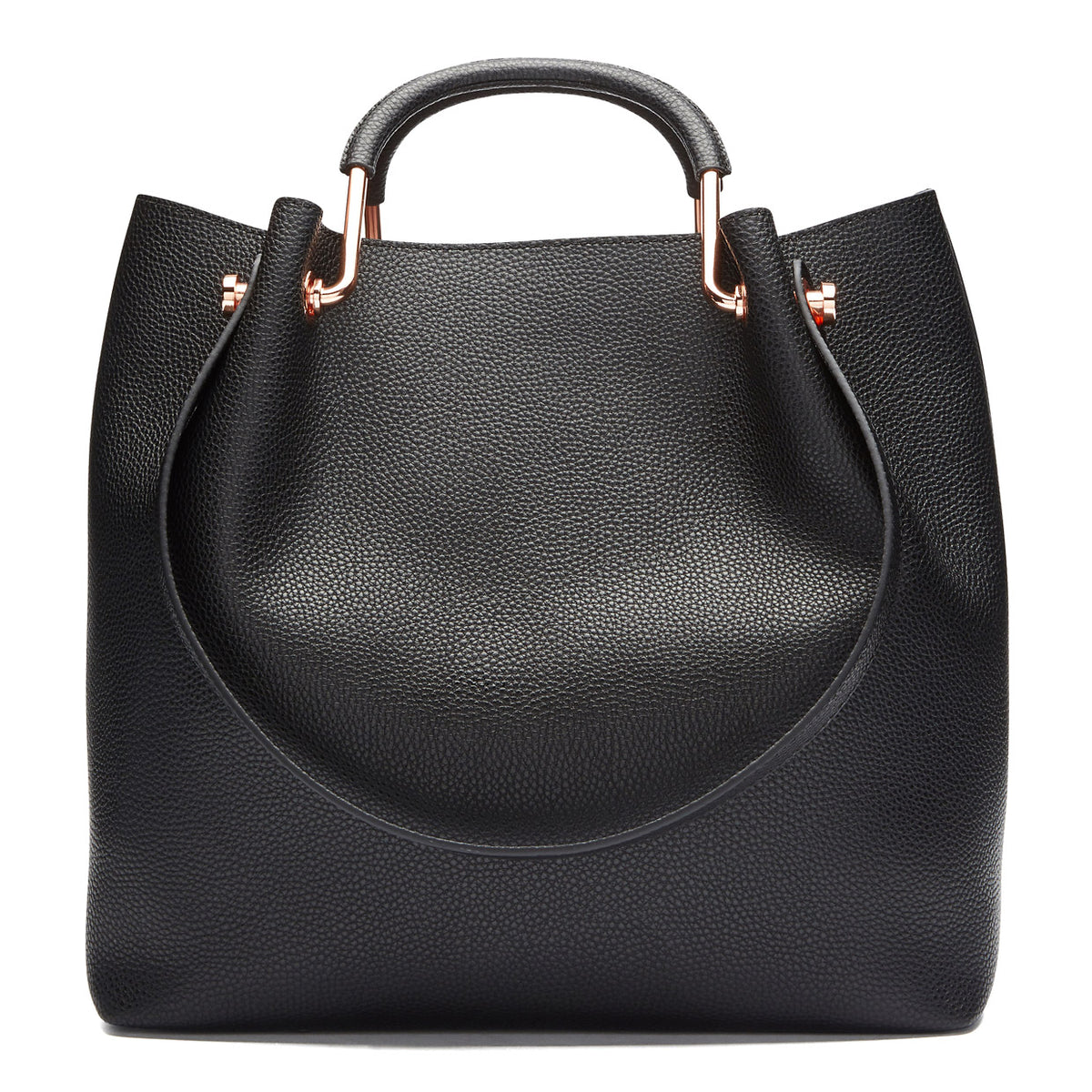 Flip Side Tote - Black Rose Gold