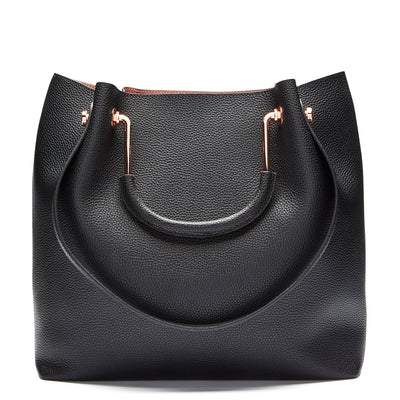 Flip Side Tote - Black Rose Gold