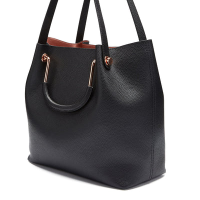 Flip Side Tote - Black Rose Gold