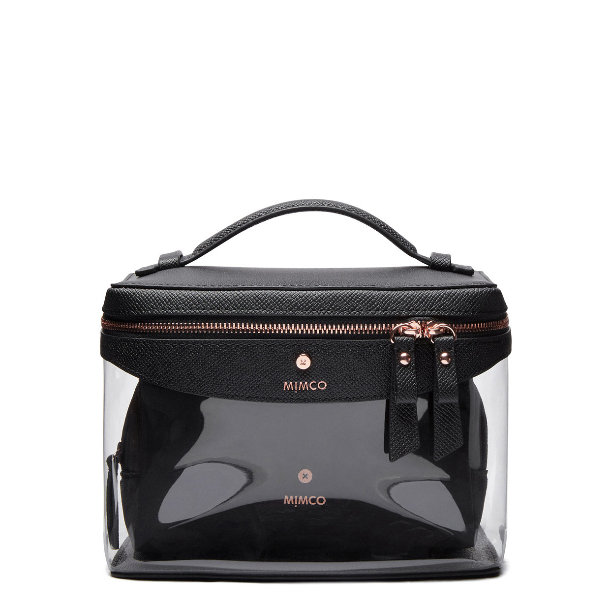 SUBLIME LARGE COSMETIC CASE - Black Rose Gold