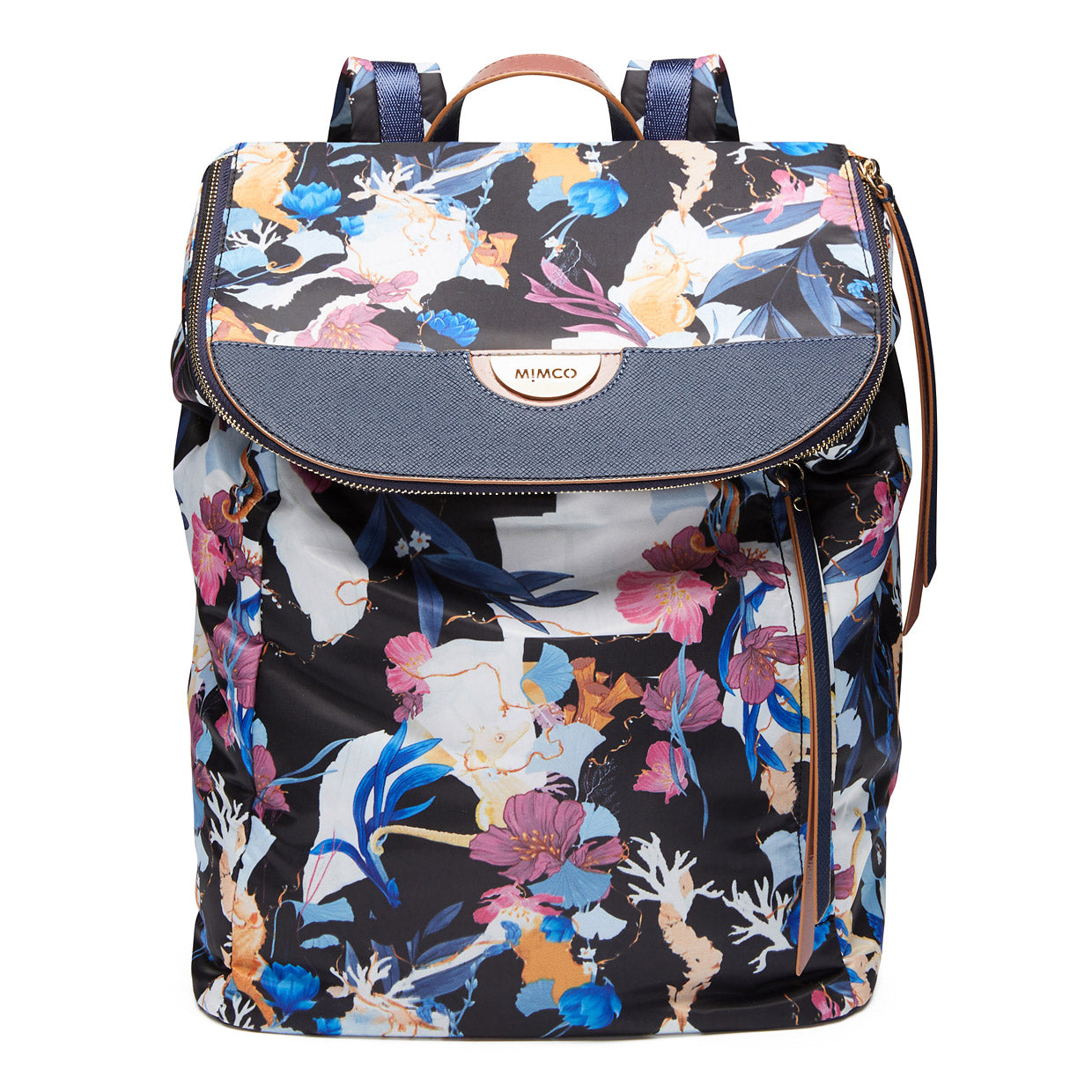 ECHO BACKPACK - Cora Flora Blk Print
