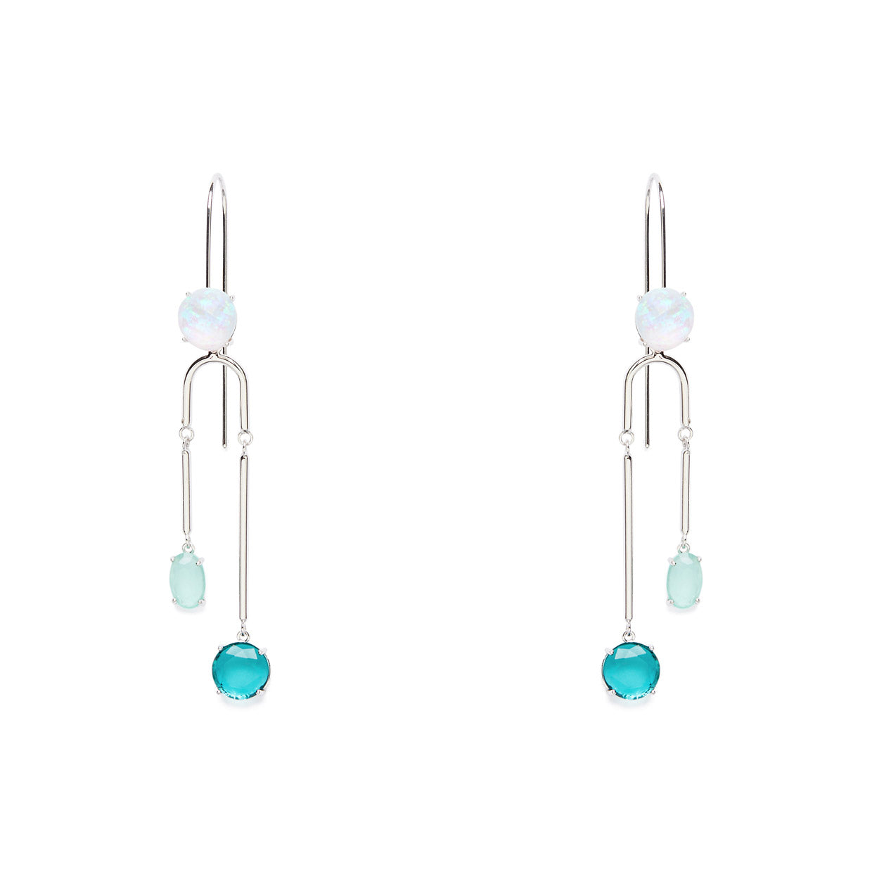 Sirene Drop Earrings - Ocean