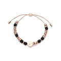 Tidal Bracelet - Black Rose Gold
