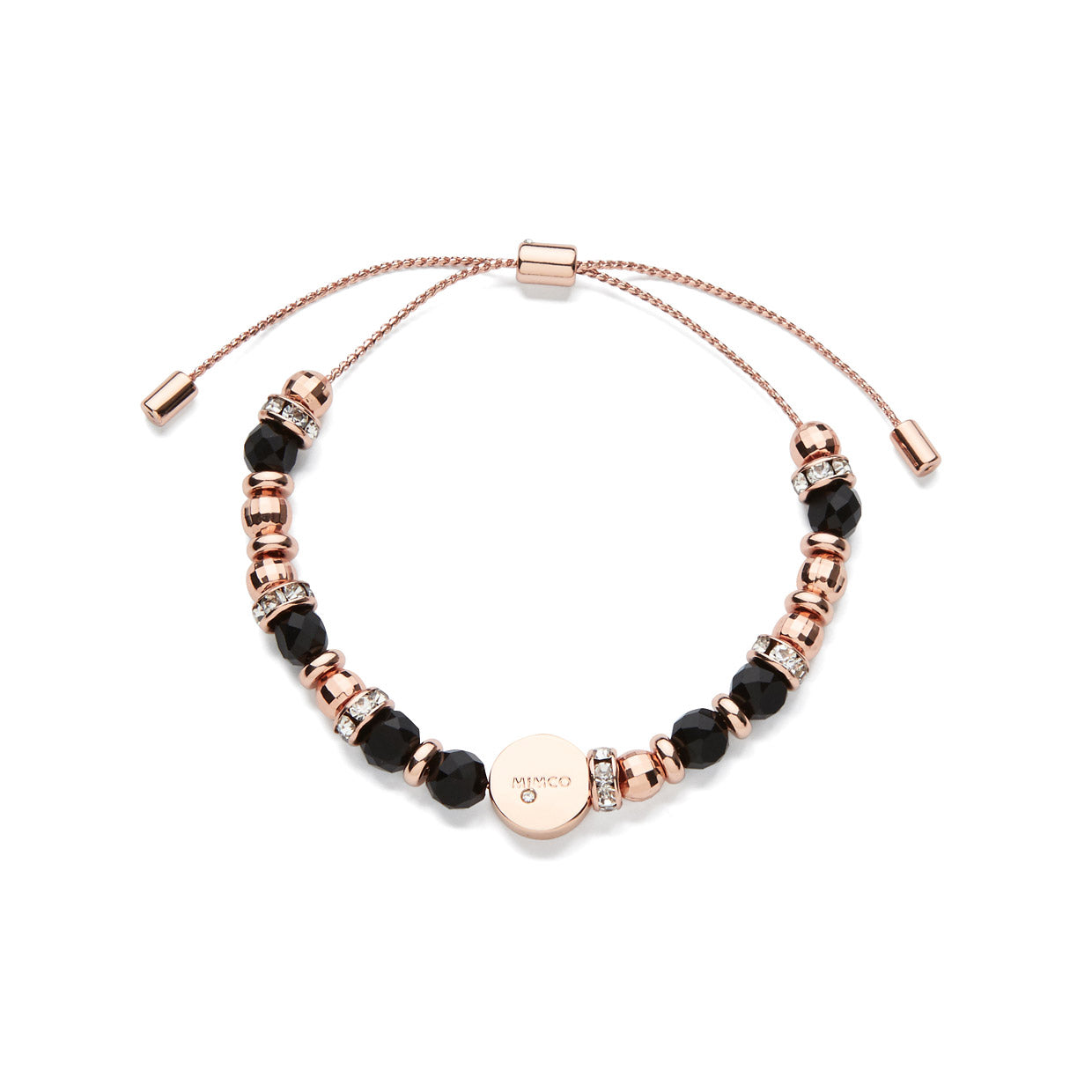 Tidal Bracelet - Black Rose Gold