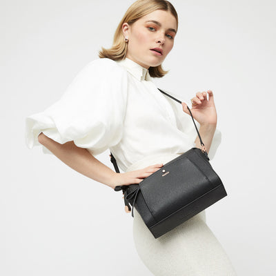 Sublime Midi Hip Bag - Black Rose Gold