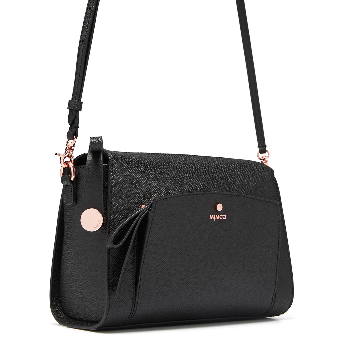 Sublime Midi Hip Bag - Black Rose Gold