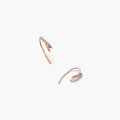 Cosmos Hook Earrings - Rose Gold