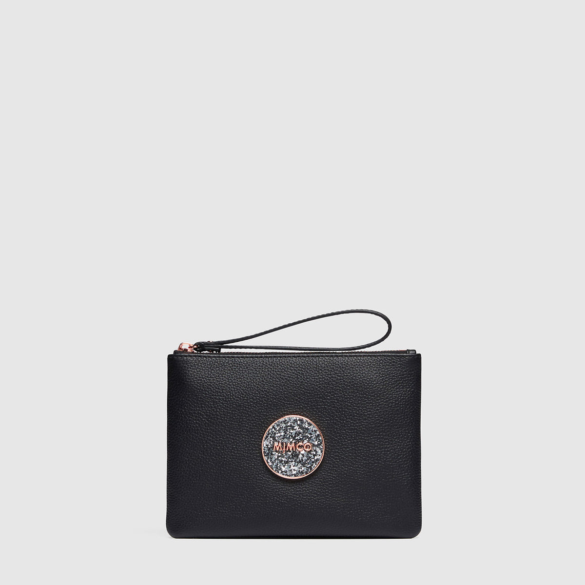 Bliss Medium Pouch - Black Rose Gold