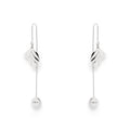 BLOOM HOOK EARRINGS - Silver