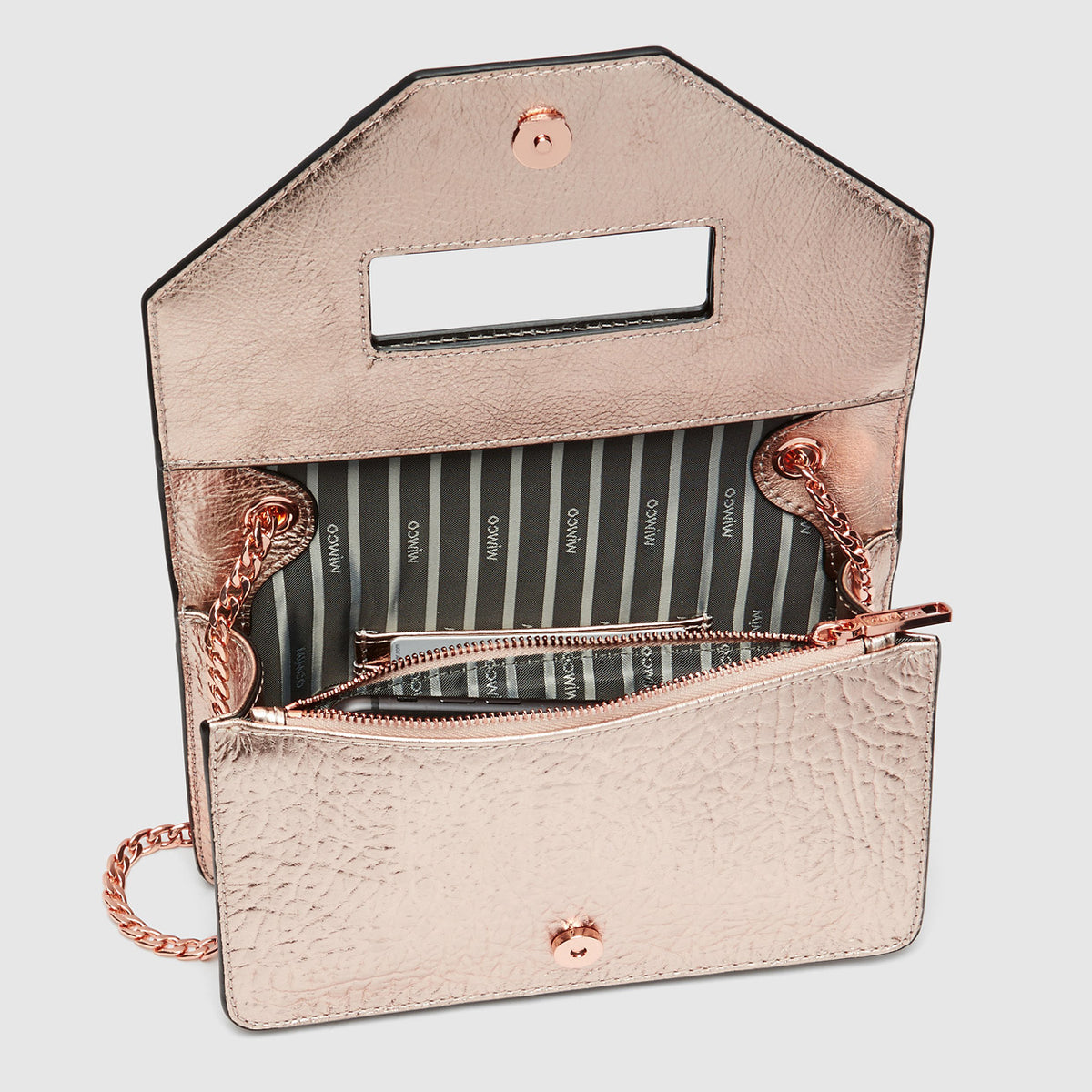 TRINITY CLUTCH - Rose Gold