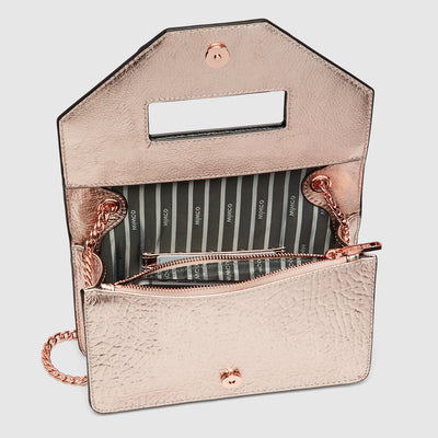 TRINITY CLUTCH - Rose Gold