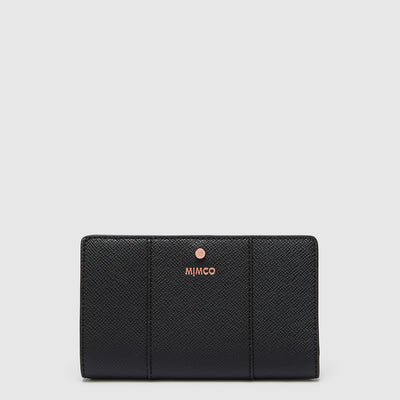 SUBLIME MEDIUM WALLET - Black Rose Gold