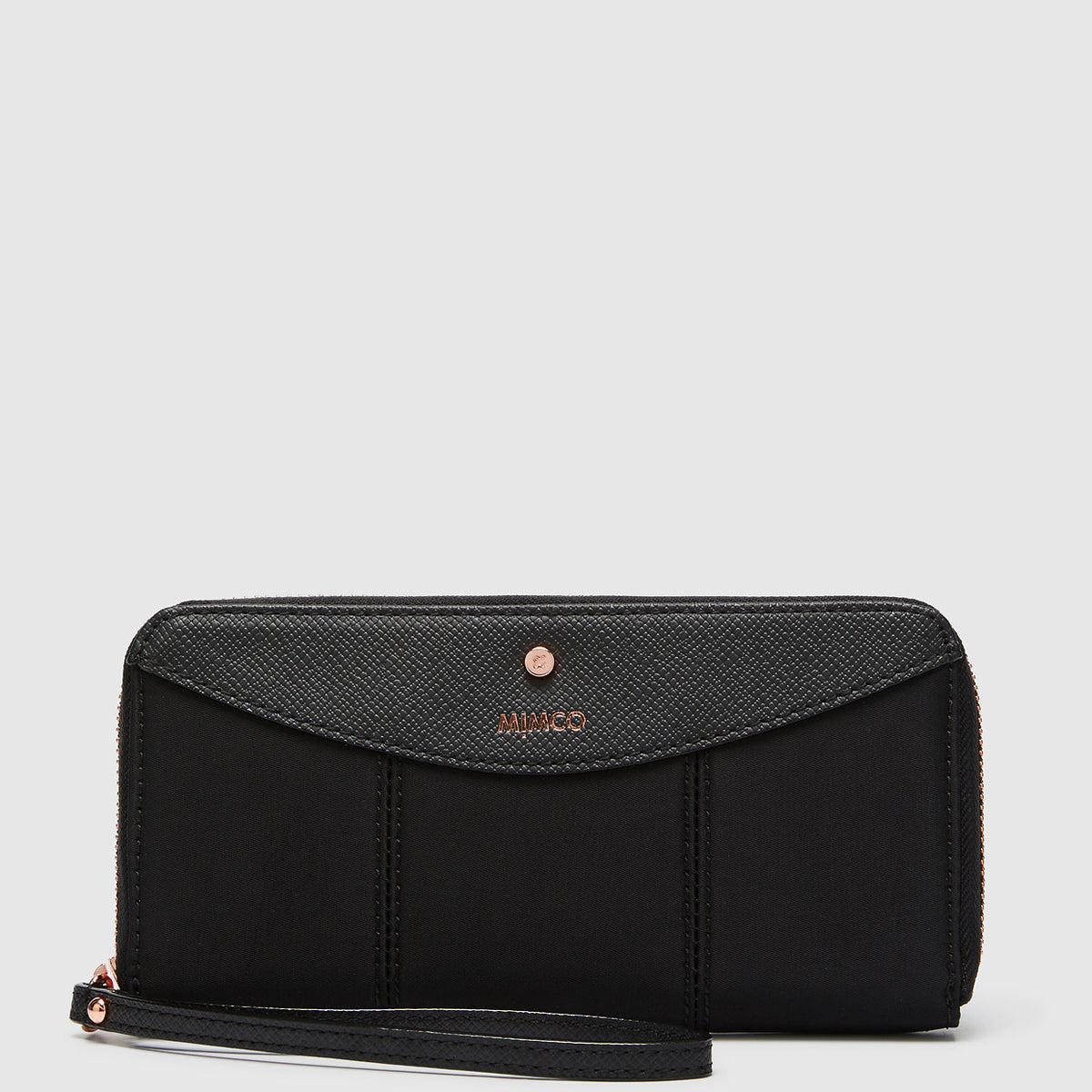 VISTA LARGE WALLET - Black Rose Gold