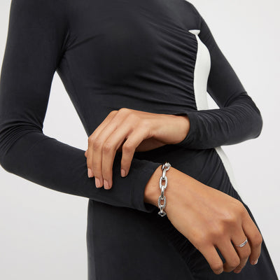MAILLE BANGLE - Silver