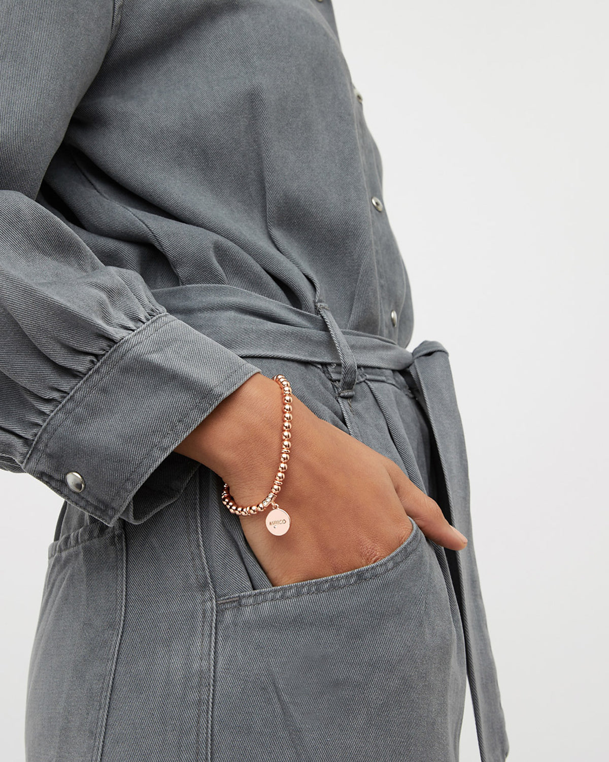 Ingot Bracelet - Rose Gold