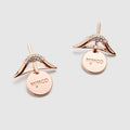 ARCUS DROP EARRINGS - Rose Gold