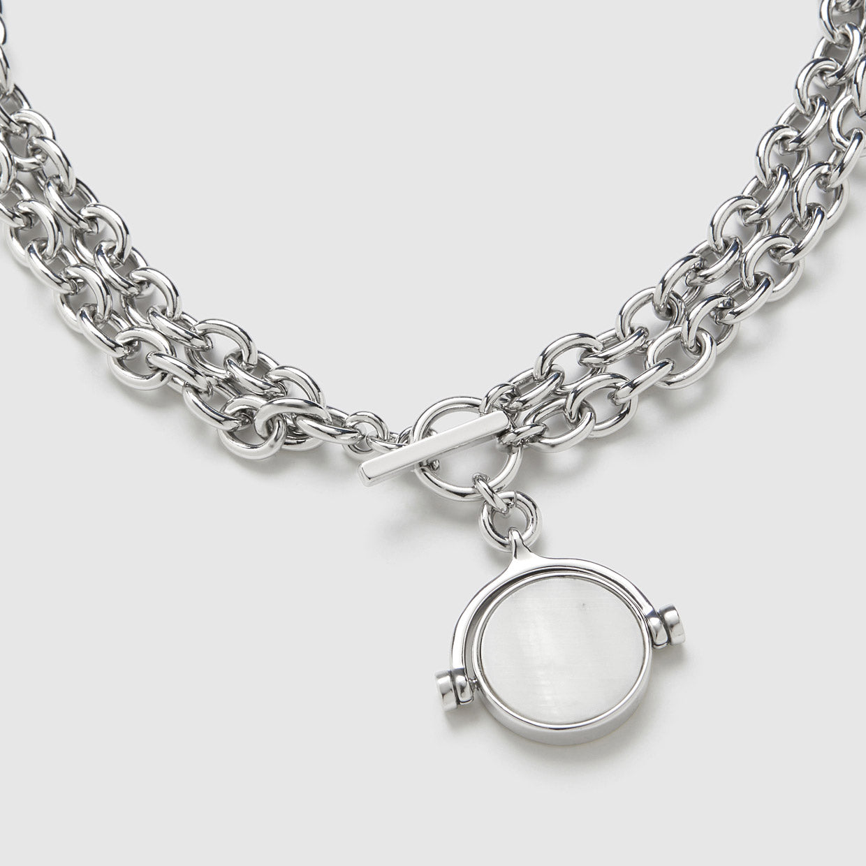 Flipside Pendant - Pearl