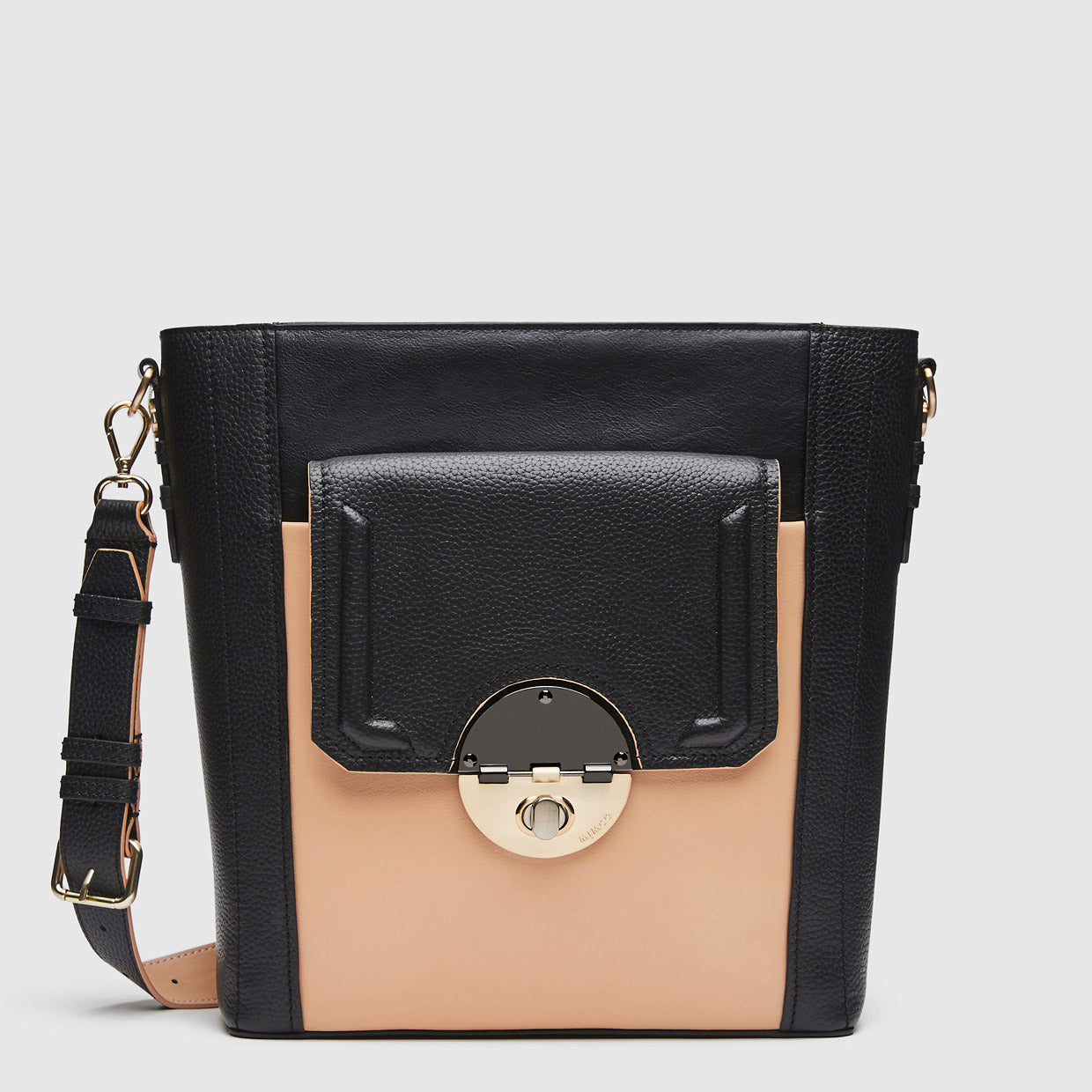 TURNLOCK BUCKET BAG - Biscuit