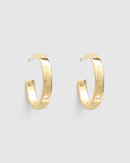Lucent Hoop Earrings - Gold