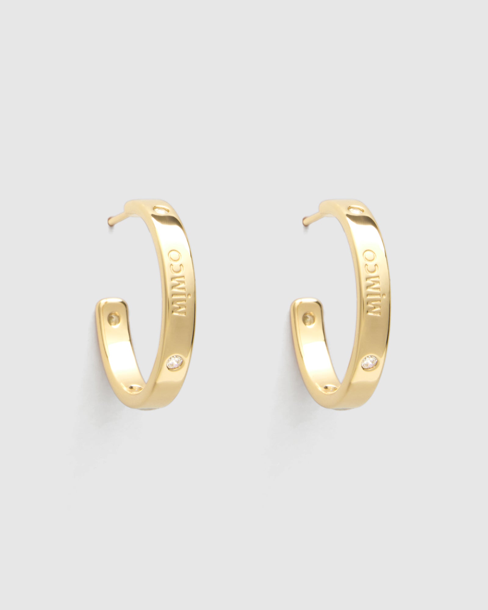 Lucent Hoop Earrings - Gold
