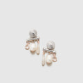 AMULET DROP EARRINGS - Porcelain