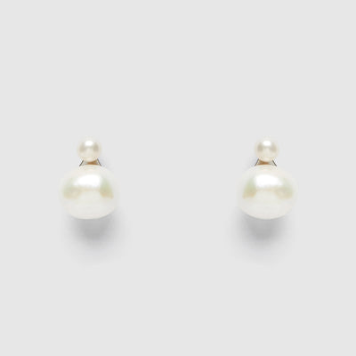 PEARL OF WISDOM STUD - Silver