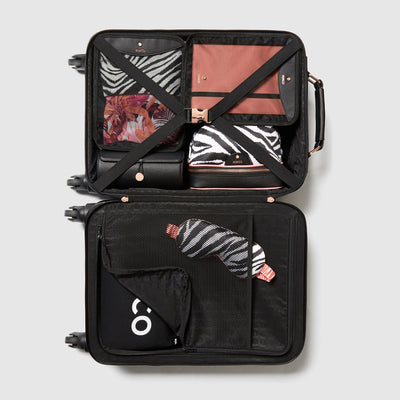 VISTA SUITCASE - Black Rose Gold