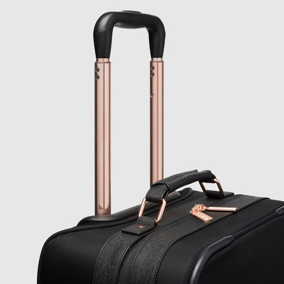 VISTA SUITCASE - Black Rose Gold