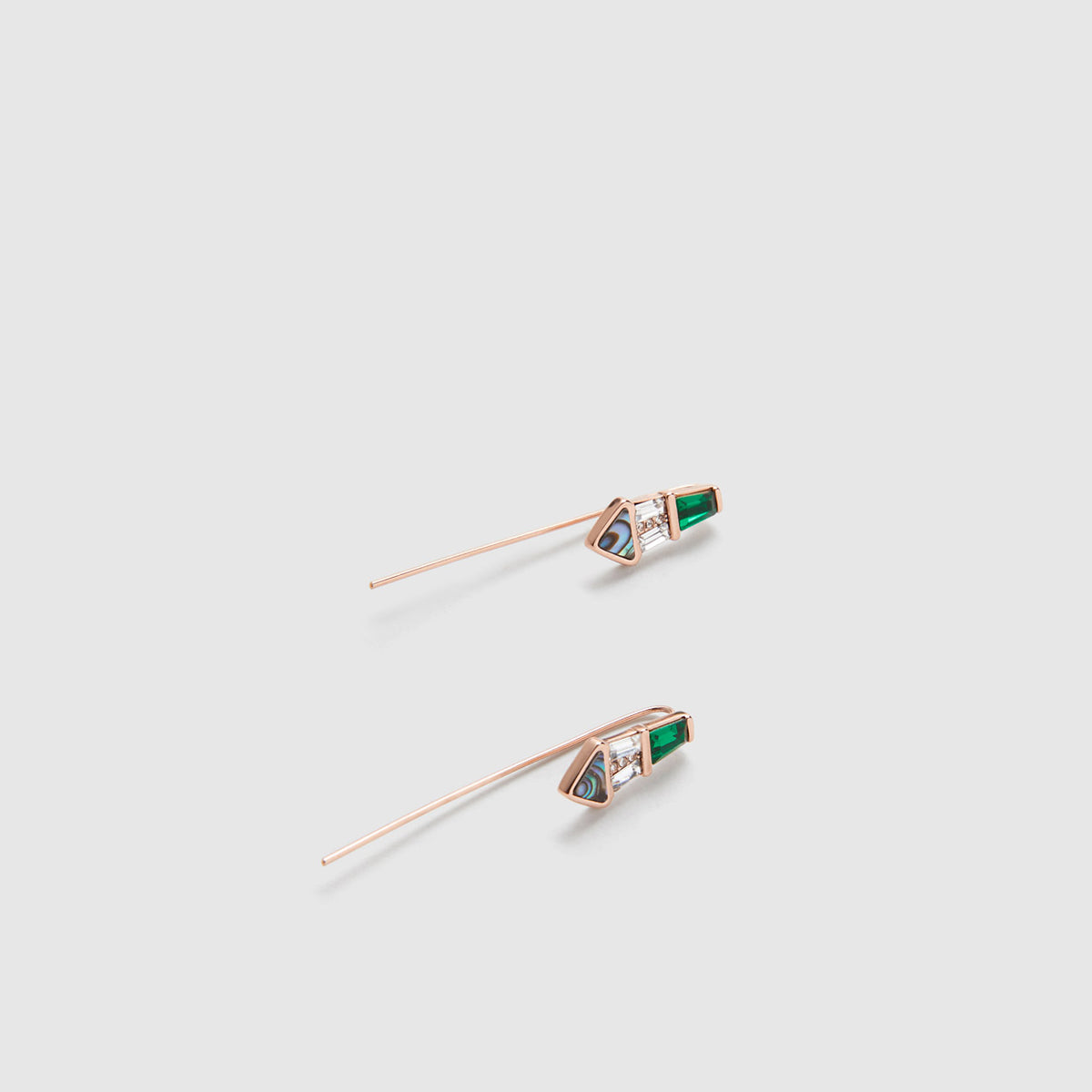 APHODIUS THREAD EARRINGS - Multicolour