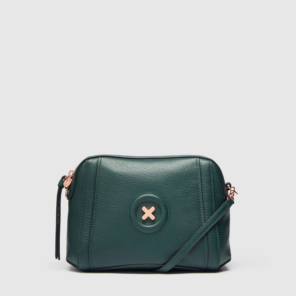 LEATHER FANTASY CROSS BODY BAG - Forte Green