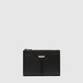 Everly Medium Pouch - Black Gunmetal