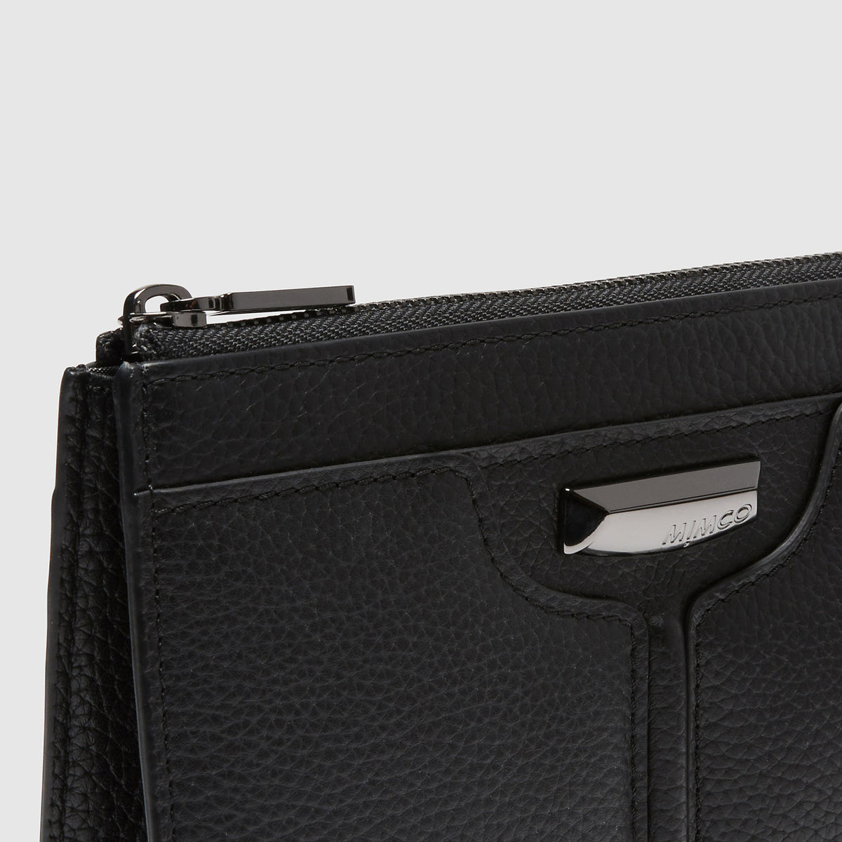 Everly Medium Pouch - Black Gunmetal