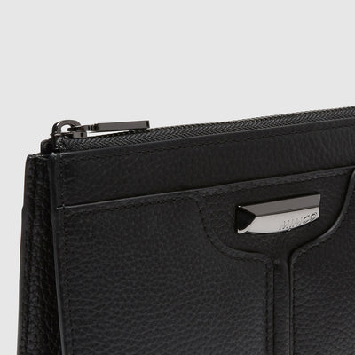 Everly Medium Pouch - Black Gunmetal
