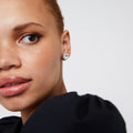 Mae Stud Earrings - Clear