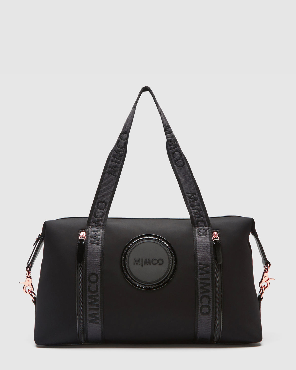 Serenity Gym Bag - Black Rose Gold