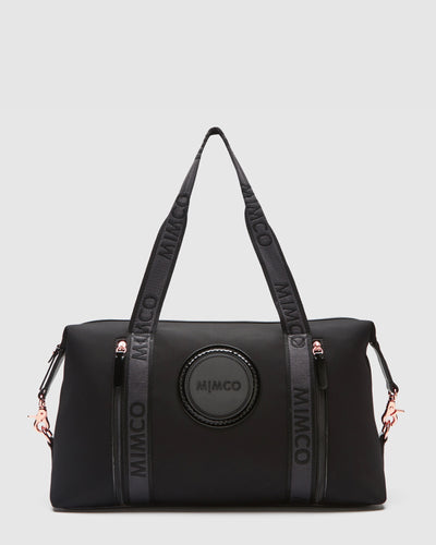 Serenity Gym Bag - Black Rose Gold