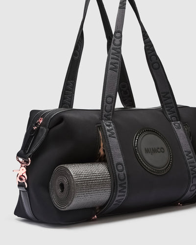 Serenity Gym Bag - Black Rose Gold