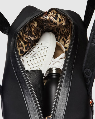 Serenity Gym Bag - Black Rose Gold