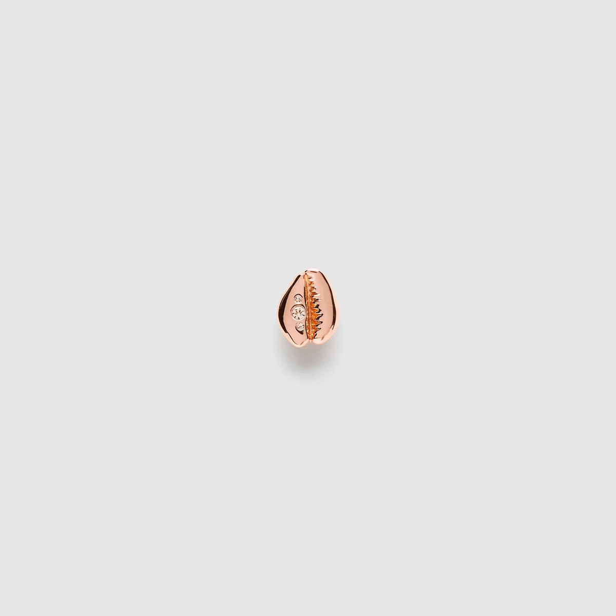 COWRY SINGLE STUD EARRING - Rose Gold