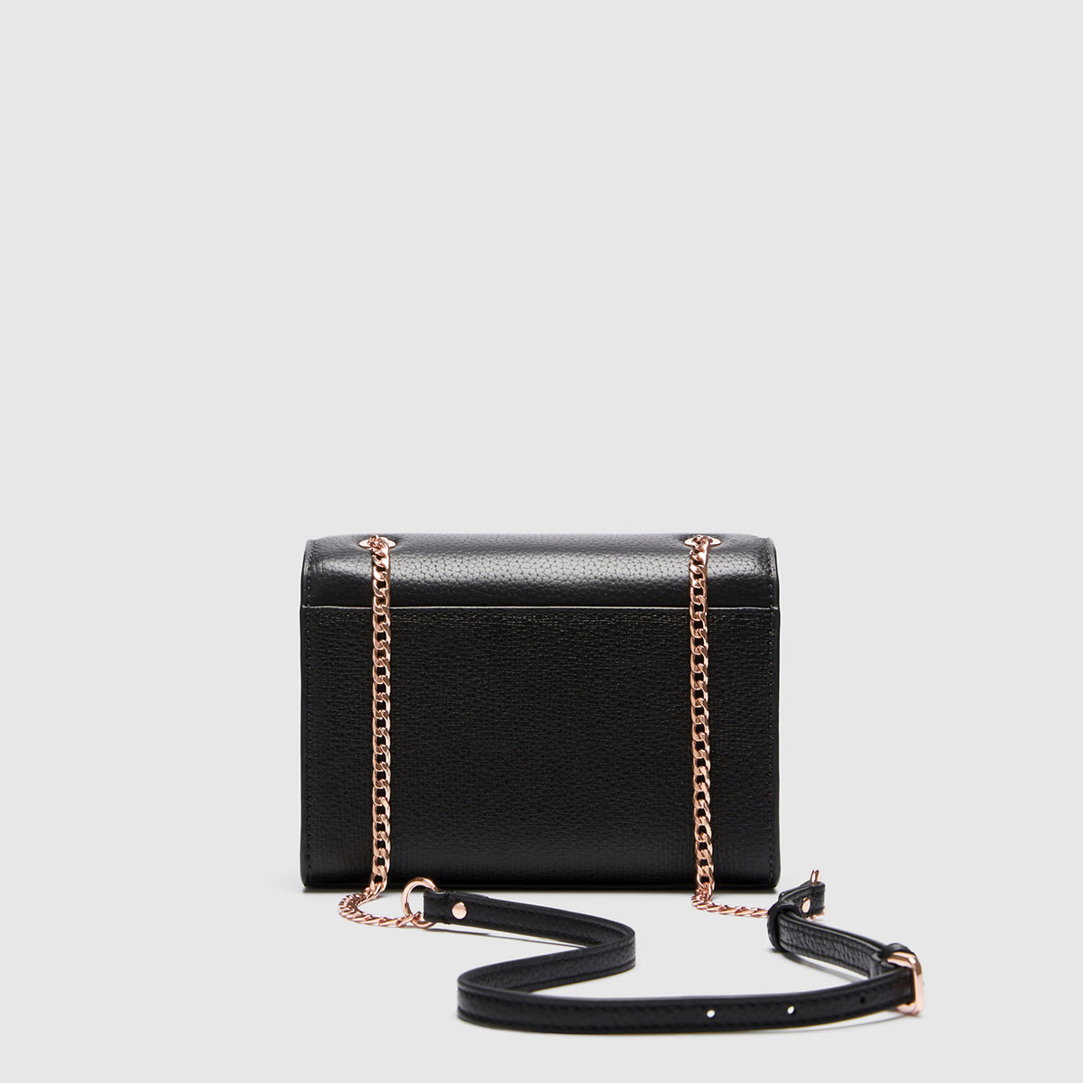D-VINE SMALL CROSS BODY BAG - Black Rose Gold