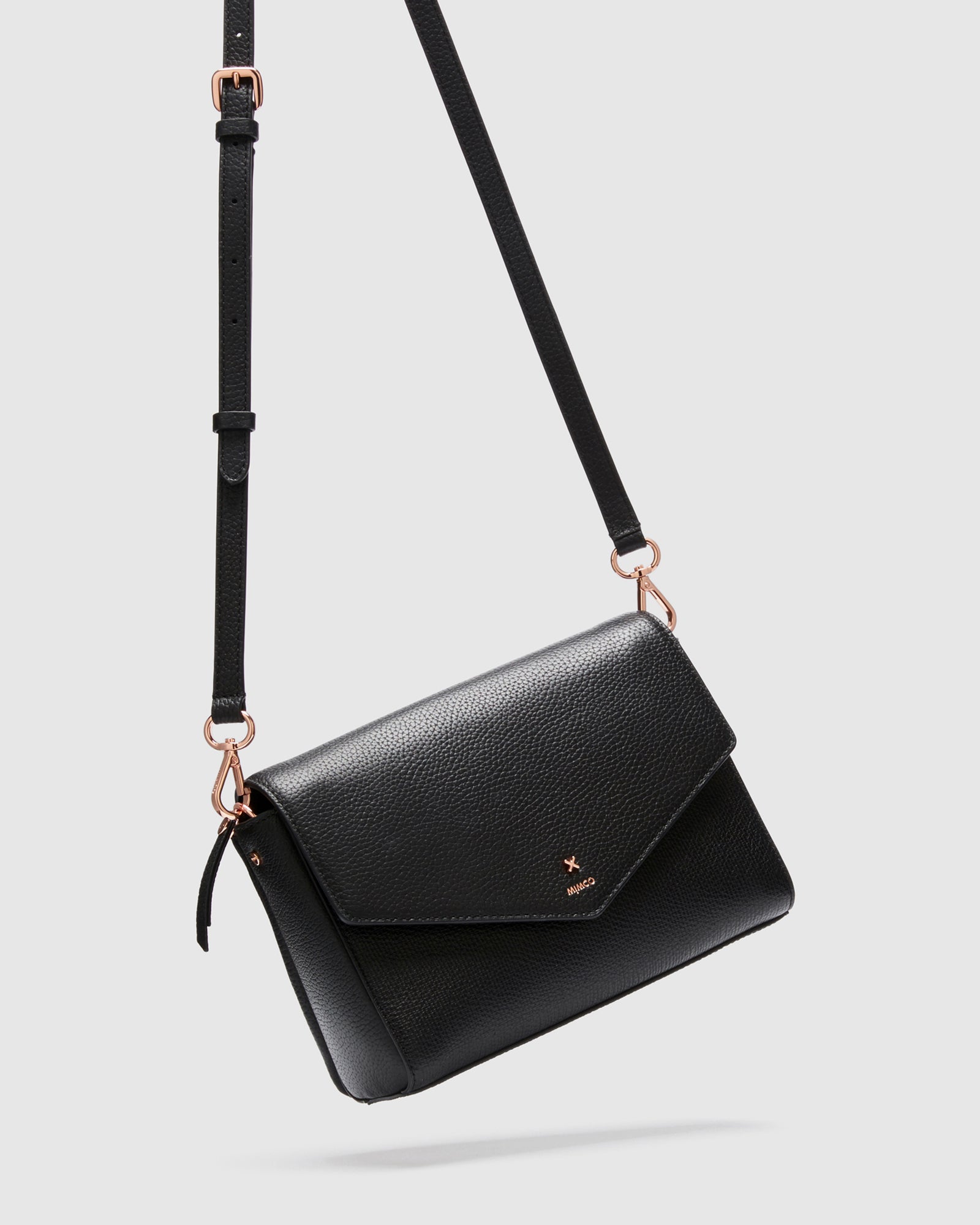 D-VINE CROSSBODY BAG - Black Rose Gold