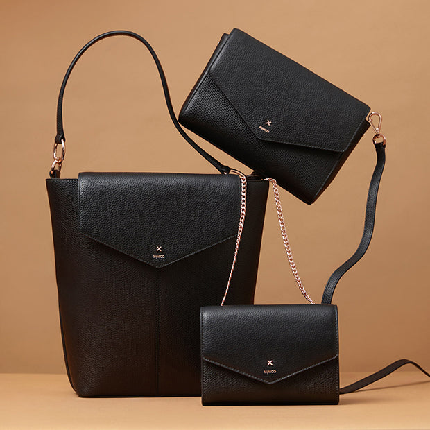 D-VINE CROSSBODY BAG - Black Rose Gold