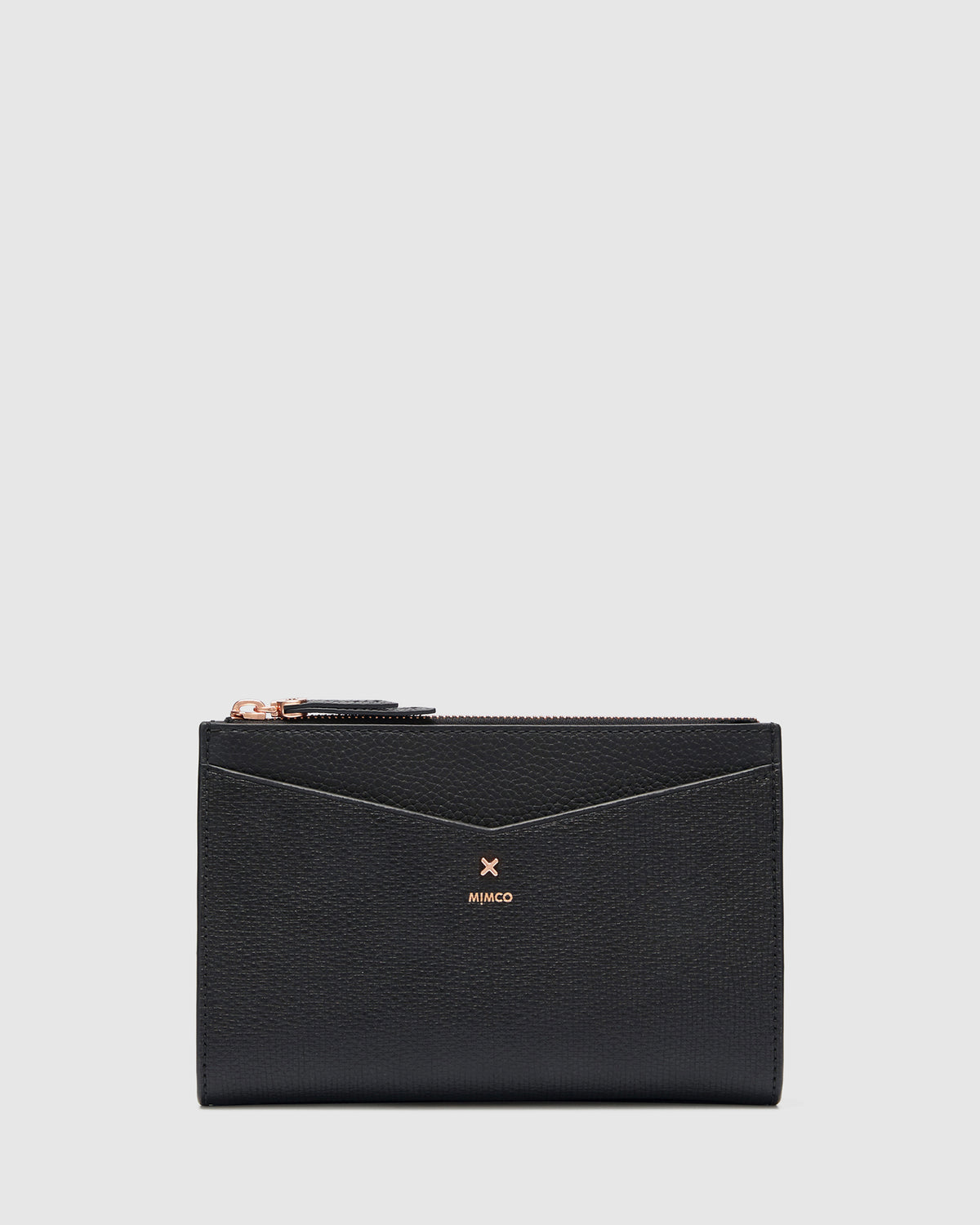 D-Vine Medium Pouch - Black Rose Gold