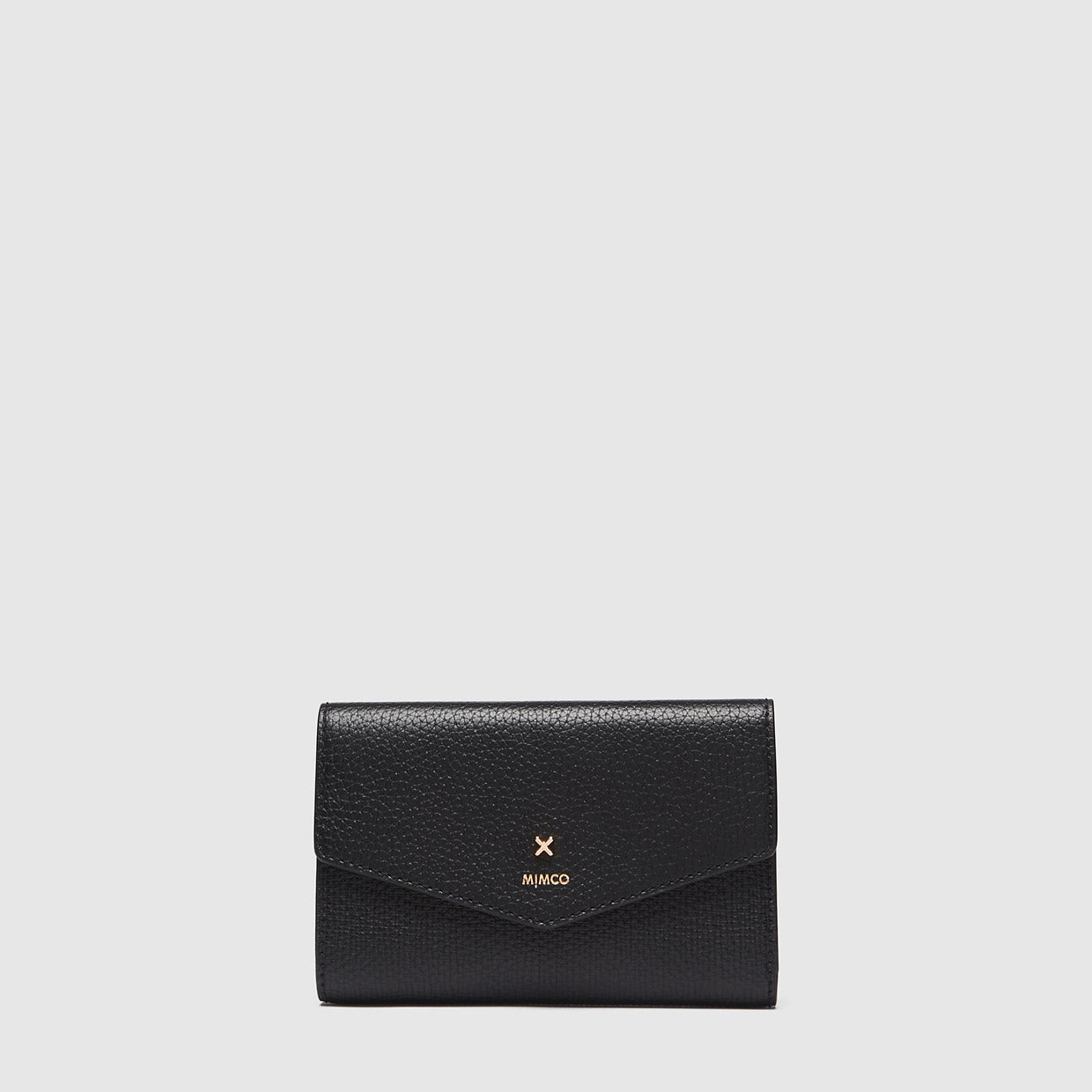 D-VINE MEDIUM WALLET - Black Rose Gold