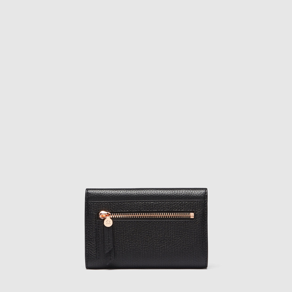 D-VINE MEDIUM WALLET - Black Rose Gold