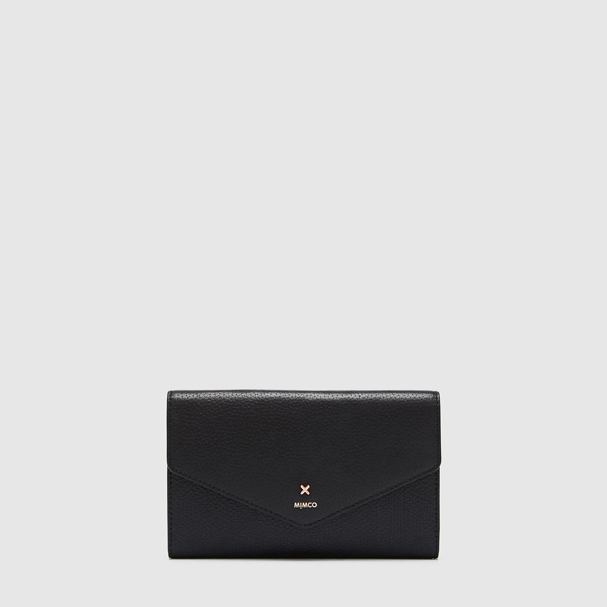 D-Vine Travel Wallet - Black Rose Gold