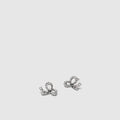 twyla stud earrings - Gunmetal