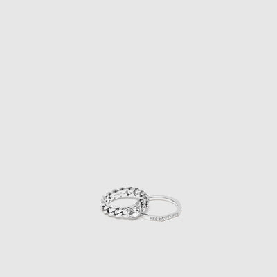 ARDEN RING SET - Silver