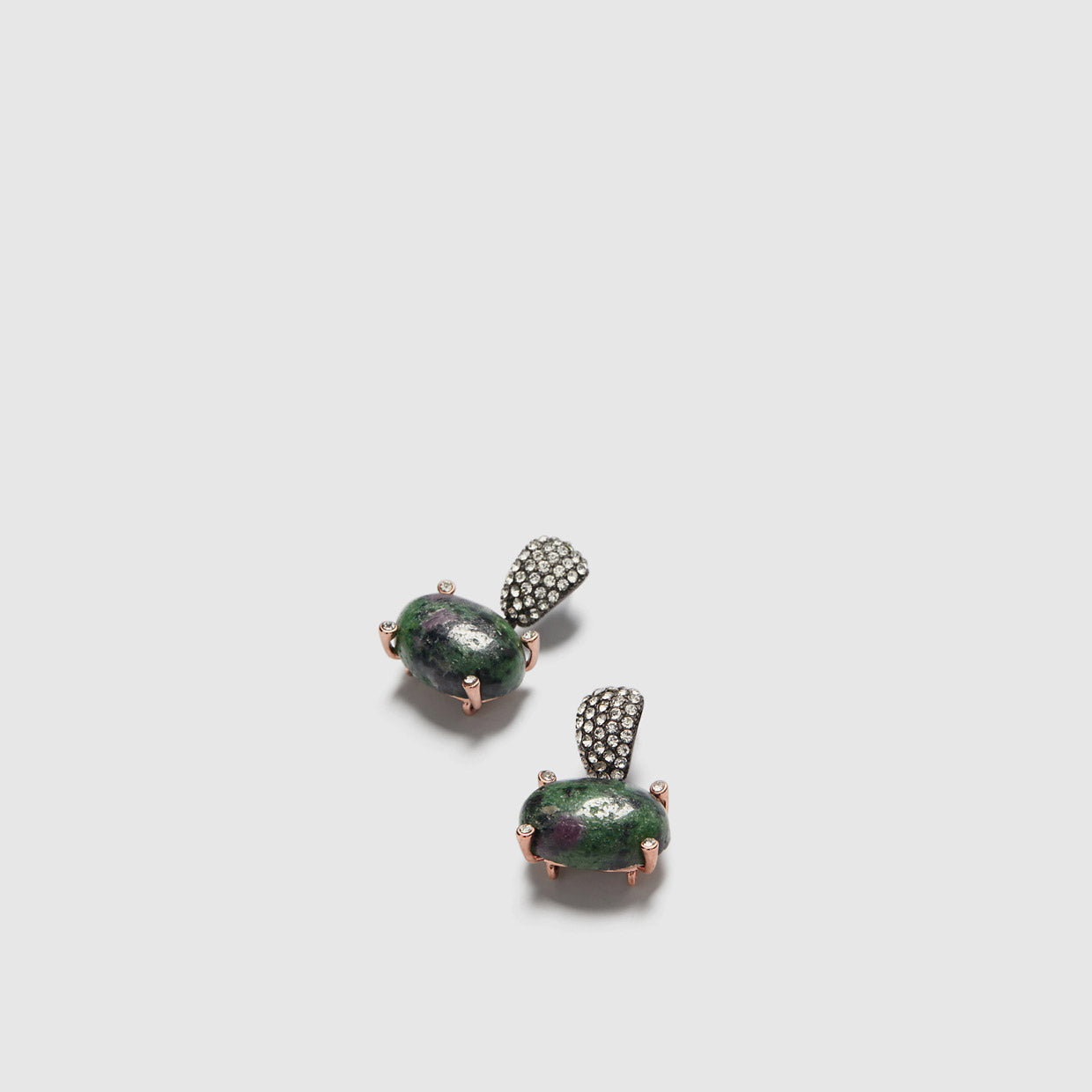 captive statement earrings - Multicolour