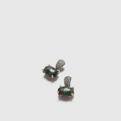 captive statement earrings - Multicolour